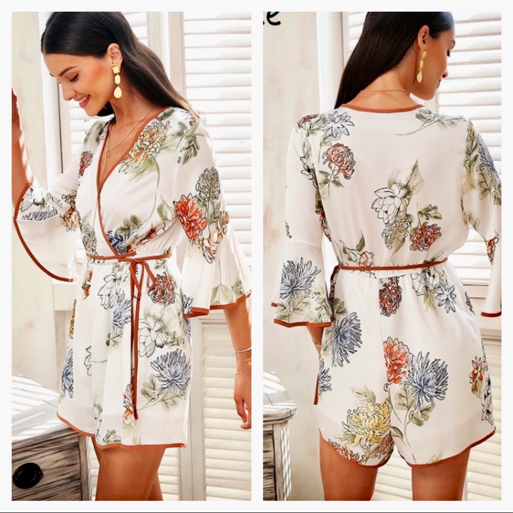 5fave! White Lotus Romper